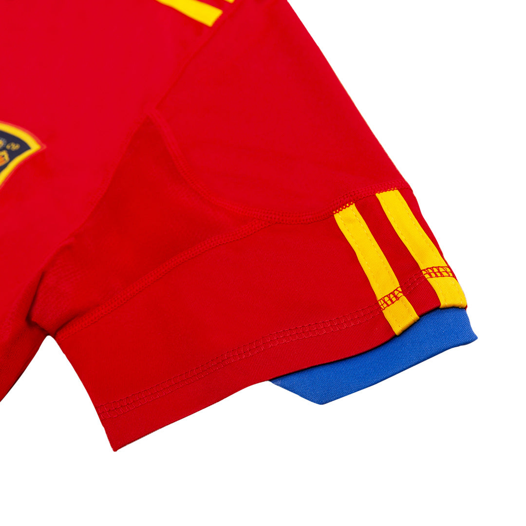 Retro DAVID VILLA #7 2010 Spain Home Soccer Jersey Top Soccer Jerseys Store