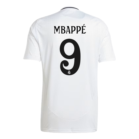 MBAPP? #9 Real Madrid Home  Soccer Jersey 2024/25 Top Soccer Jerseys Store