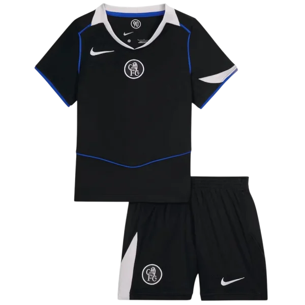 Kid's Chelsea Third Away Soccer Jersey Kit(Jersey+Shorts) 2025/26