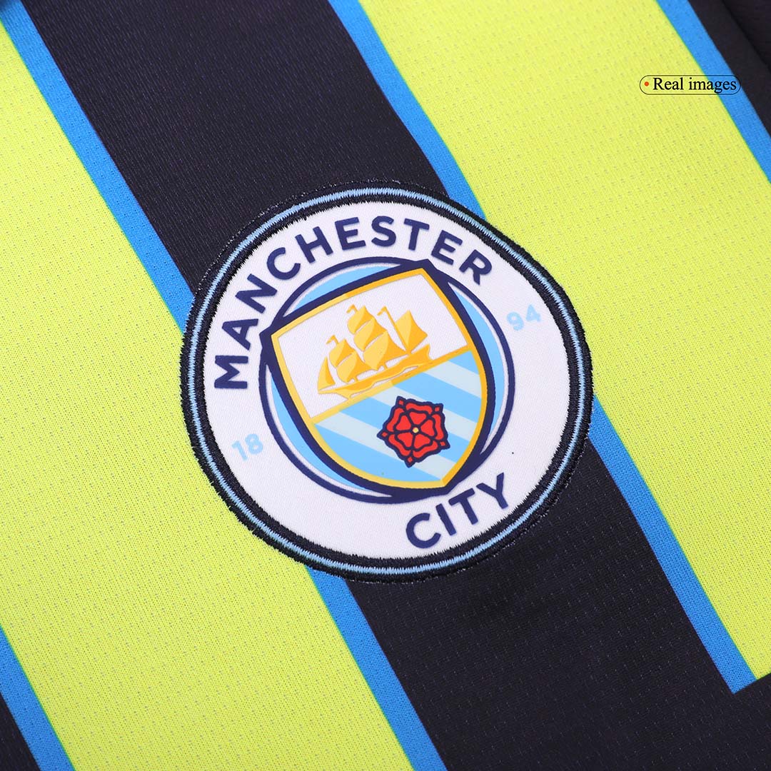 Manchester City Away  Soccer Jersey Kit(Jersey+Shorts) 2024/25 Top Soccer Jerseys Store