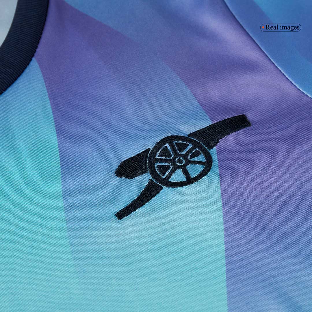 Kid's Arsenal Third Away  Soccer Jersey Kit(Jersey+Shorts) 2024/25 Top Soccer Jerseys Store