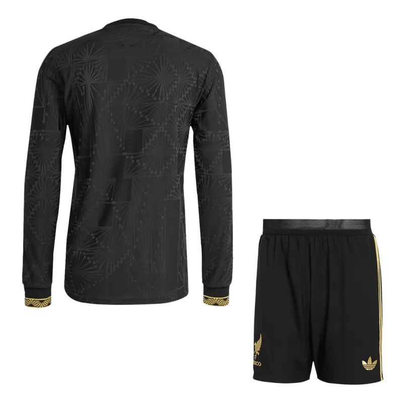 Player Version Mexico Third Away Long Sleeve Jerseys Kit 2025- Gold Cup