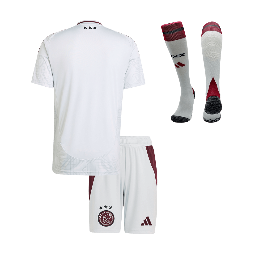 Kid's Ajax Third Away  Soccer Jersey Kit(Jersey+Shorts+Socks) 2024/25 Top Soccer Jerseys Store