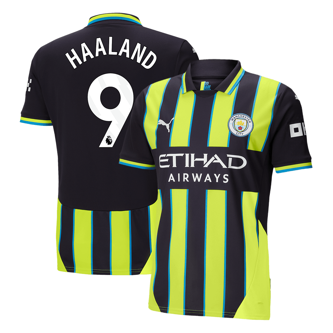 HAALAND #9 Manchester City Away  Soccer Jersey 2024/25 Top Soccer Jerseys Store