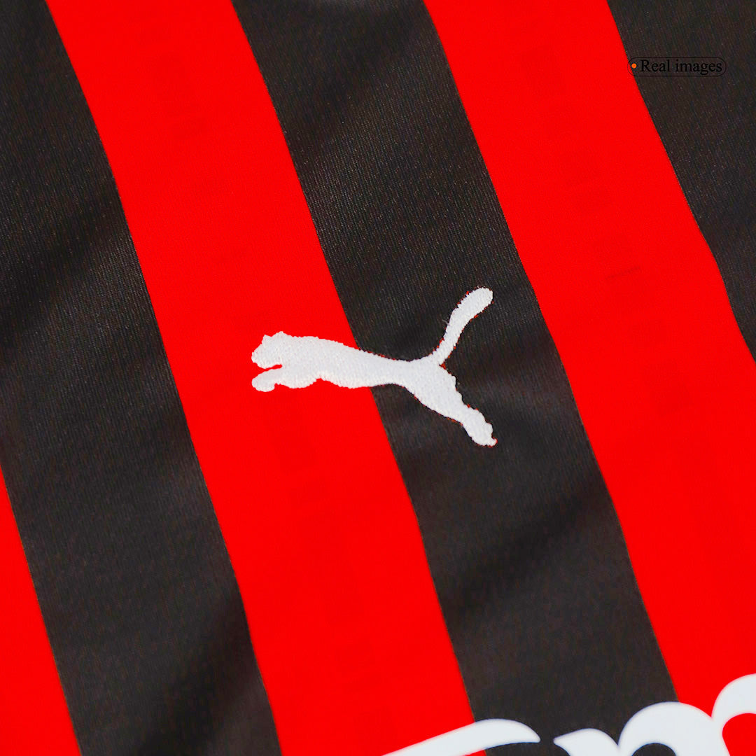 Kid's AC Milan Home  Soccer Jersey Kit(Jersey+Shorts) 2024/25 Top Soccer Jerseys Store