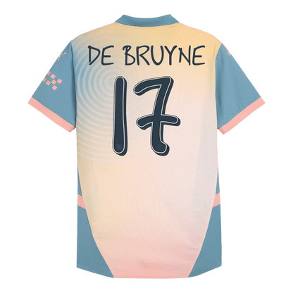 Player Version DE BRUYNE #17 Manchester City Fourth Away  Soccer Jersey 2024/25 - Definitely City Top Soccer Jerseys Store