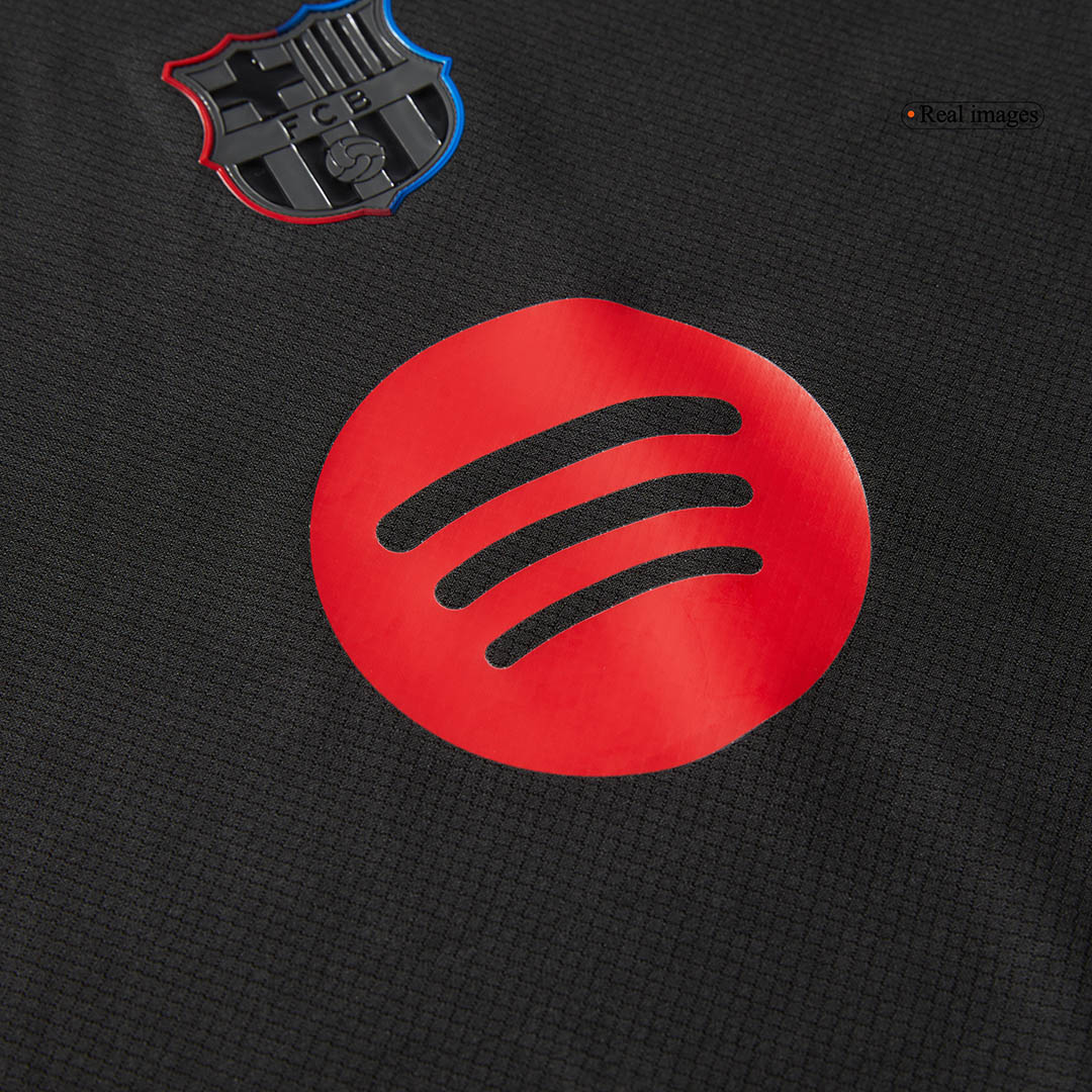 Kid's Barcelona Away  Soccer Jersey Kit(Jersey+Shorts) 2024/25 - Spotify Logo Without Text Top Soccer Jerseys Store