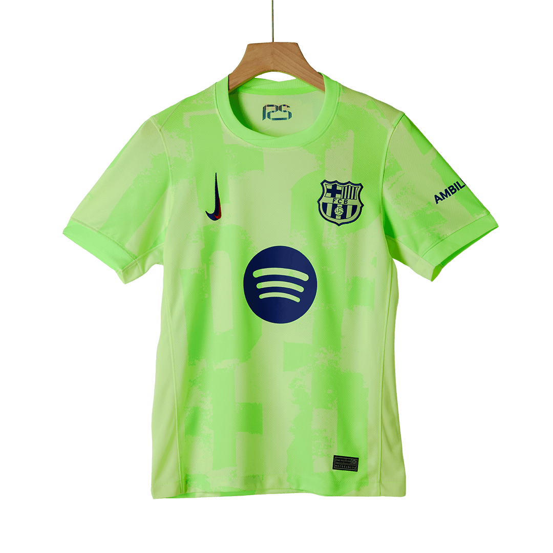 Barcelona Third Away  Soccer Jersey Kit(Jersey+Shorts) 2024/25 - (Spotify Logo Without Text) Top Soccer Jerseys Store