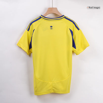 Kid's RONALDO #7 Al Nassr Home  Soccer Jersey Kit(Jersey+Shorts+Socks) 2024/25 Top Soccer Jerseys Store