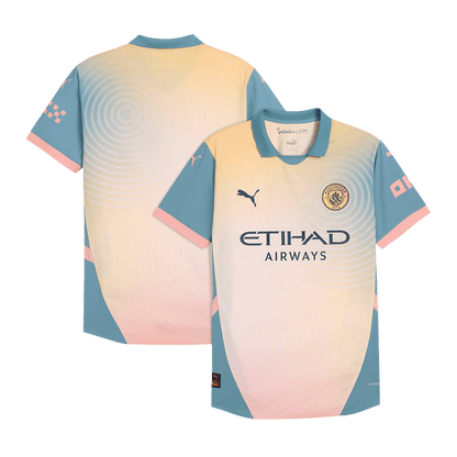 Player Version Manchester City Fourth Away  Soccer Jersey 2024/25- Definitely City (UCL) Top Soccer Jerseys Store