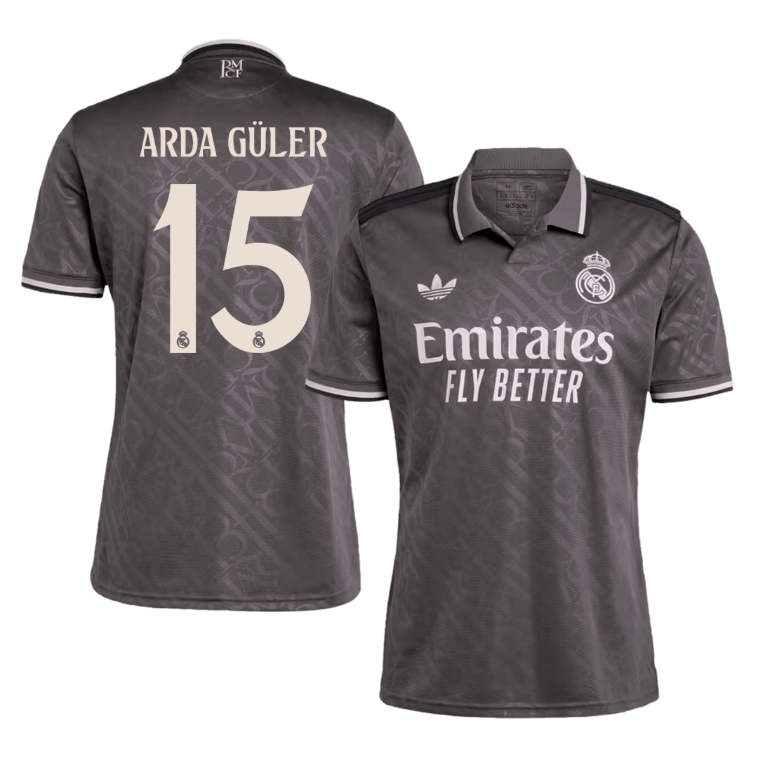Arda Güler #15 Real Madrid Third Away  Soccer Jersey 2024/25 Top Soccer Jerseys Store