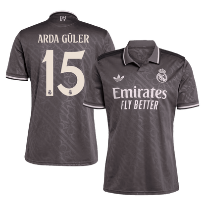 Arda Güler #15 Real Madrid Third Away  Soccer Jersey 2024/25 Top Soccer Jerseys Store
