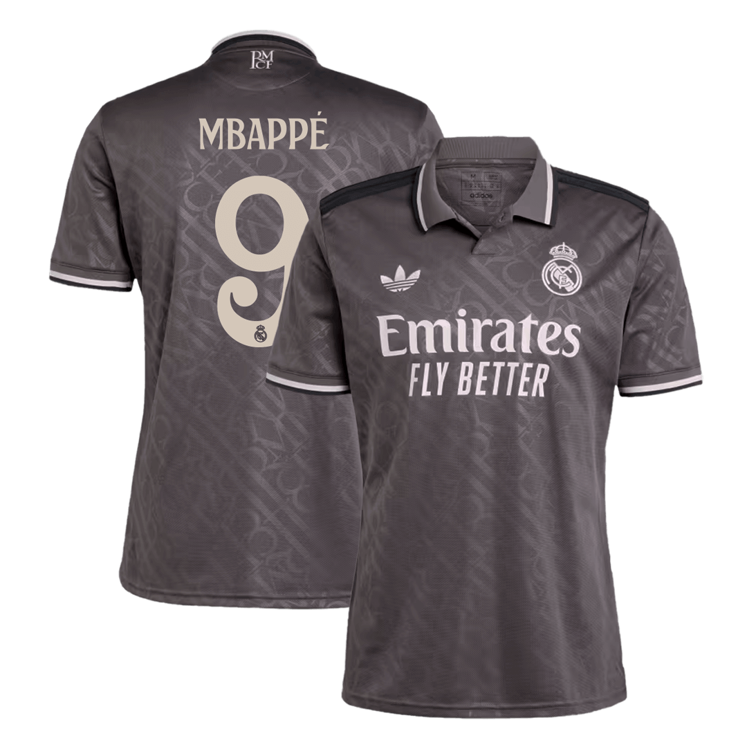MBAPP? #9 Real Madrid Third Away  Soccer Jersey 2024/25 Top Soccer Jerseys Store
