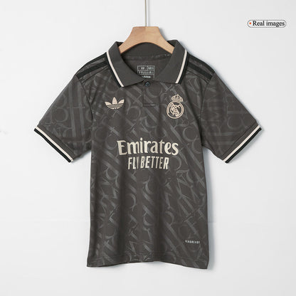 Kid's Real Madrid Third Away  Soccer Jersey Kit(Jersey+Shorts) 2024/25 Top Soccer Jerseys Store