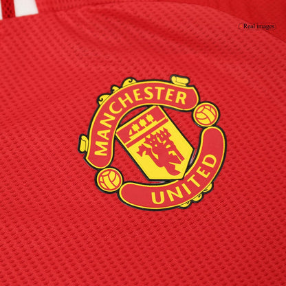 Player Version Manchester United Home  Soccer Jersey Kit(Jersey+Shorts+Socks) 2024/25 Top Soccer Jerseys Store