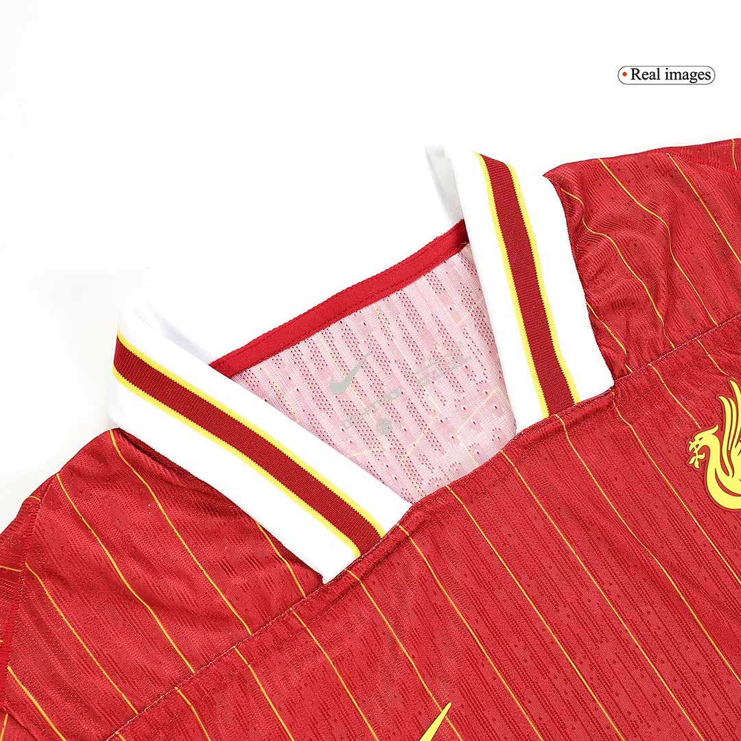 Player Version VIRGIL #4 Liverpool Home  Soccer Jersey 2024/25 Top Soccer Jerseys Store