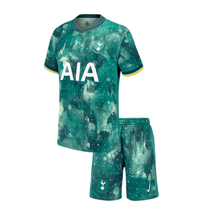 Kid's Tottenham Hotspur Third Away  Soccer Jersey Kit(Jersey+Shorts) 2024/25 Top Soccer Jerseys Store