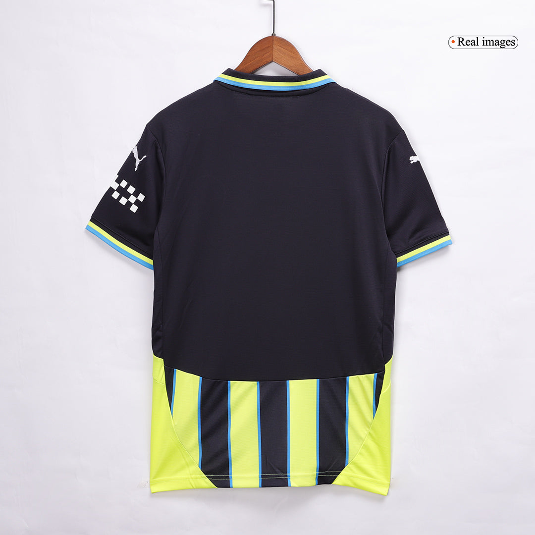 Manchester City Away  Soccer Jersey Kit(Jersey+Shorts) 2024/25 Top Soccer Jerseys Store