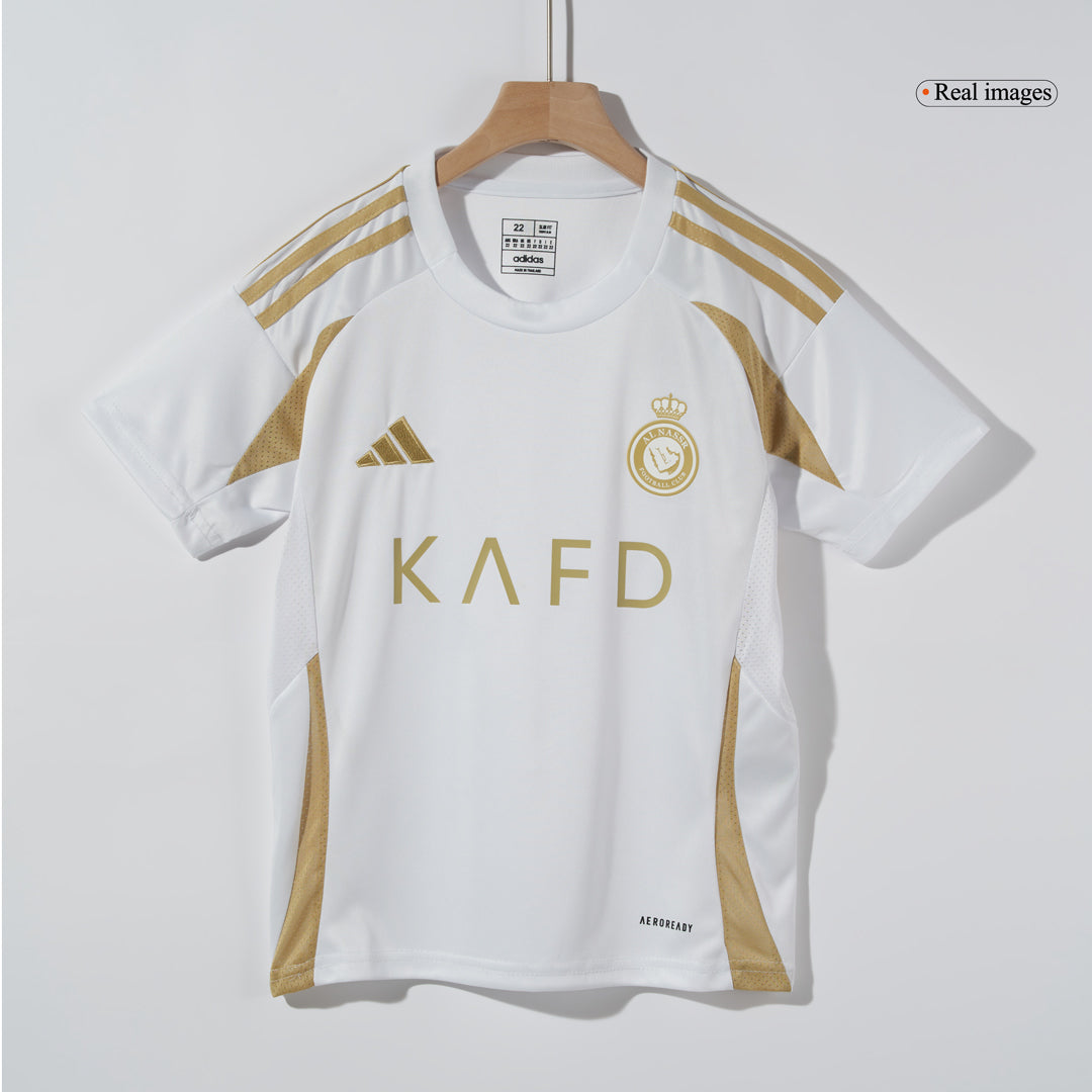 Kid's Al Nassr Third Away  Soccer Jersey Kit(Jersey+Shorts) 2024/25 Top Soccer Jerseys Store