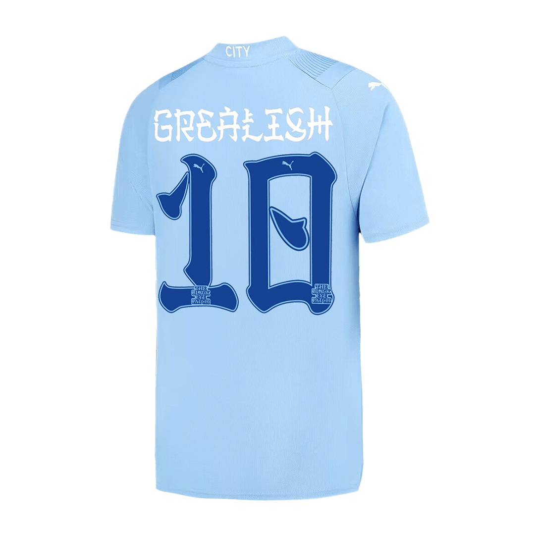 GREALISH #10 Manchester City Japanese Tour Printing Home  Soccer Jersey 2023/24 Top Soccer Jerseys Store