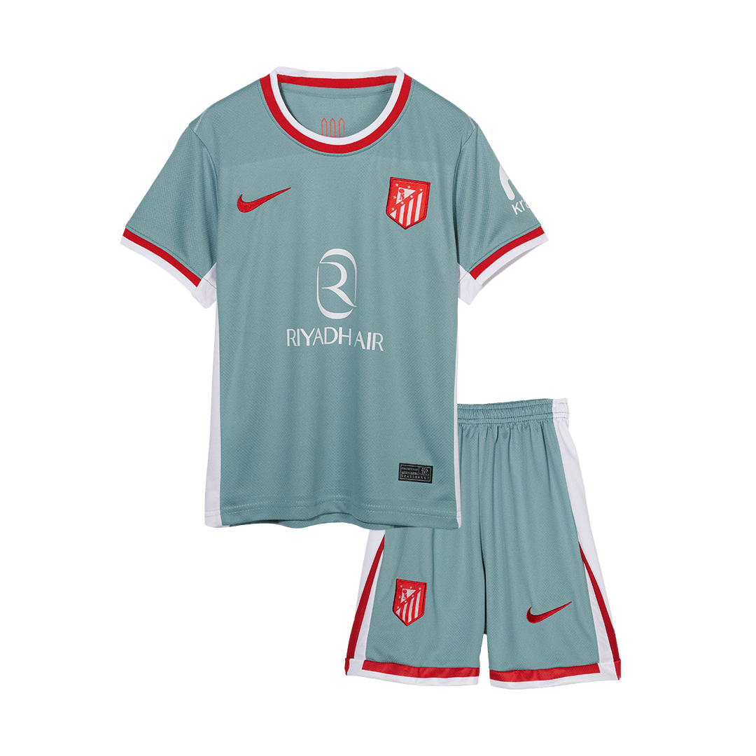 Kid's Atletico Madrid Away  Soccer Jersey Kit(Jersey+Shorts) 2024/25 Top Soccer Jerseys Store
