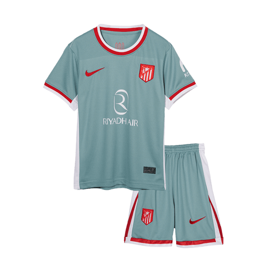 Kid's Atletico Madrid Away  Soccer Jersey Kit(Jersey+Shorts) 2024/25 Top Soccer Jerseys Store