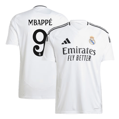 MBAPP? #9 Real Madrid Home  Soccer Jersey 2024/25 Top Soccer Jerseys Store
