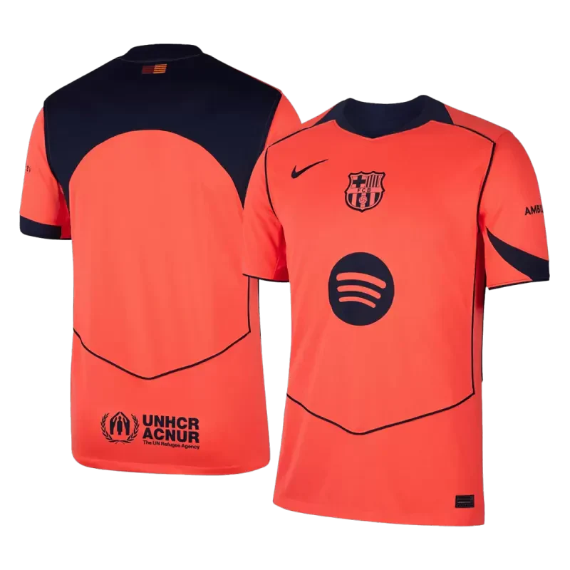 Barcelona Third Away Soccer Jersey 2025/26- Spotify Logo Without Text Top Soccer Jerseys Store