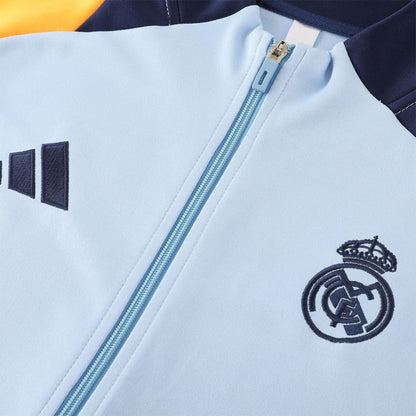 Kid's Real Madrid Training Kit (Jacket+Pants) 2024/25 Top Soccer Jerseys Store