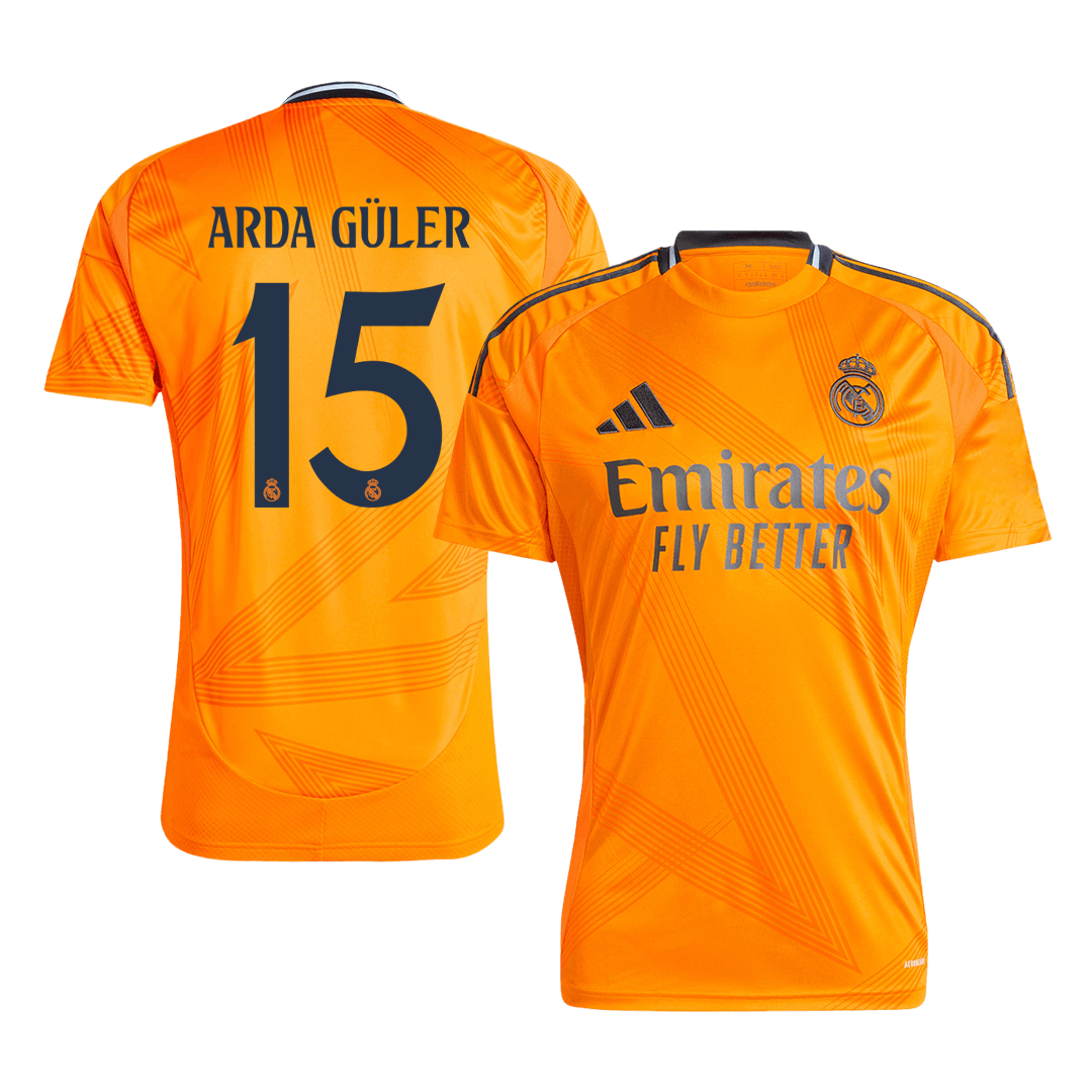 Arda Güler #15 Real Madrid Away  Soccer Jersey 2024/25 Top Soccer Jerseys Store