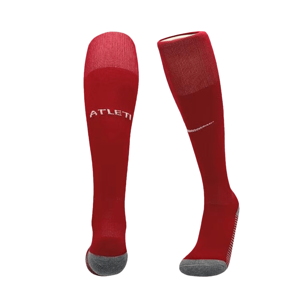 Atletico Madrid Home Soccer Socks 2024/25 Top Soccer Jerseys Store