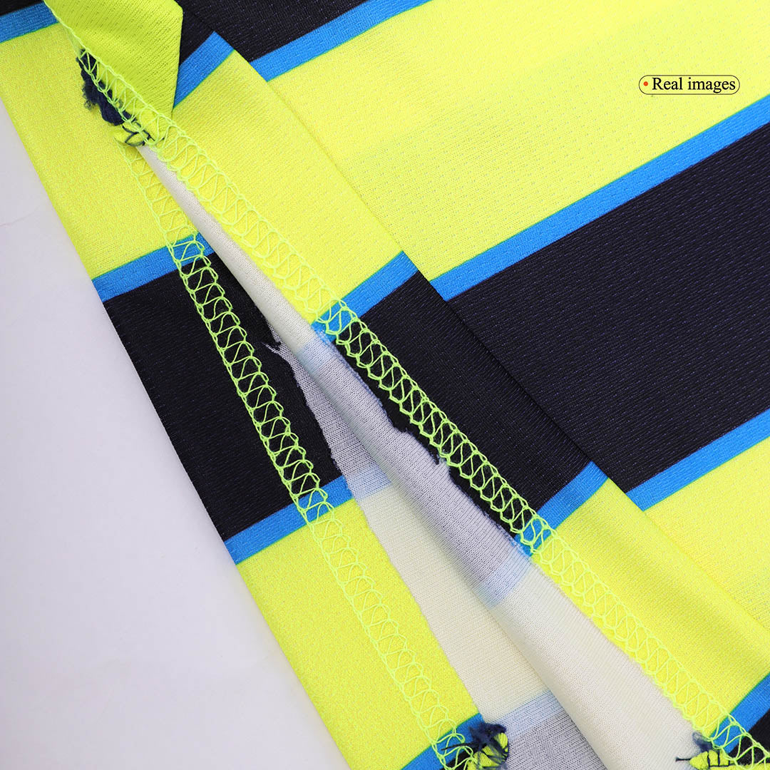 Manchester City Away  Soccer Jersey Kit(Jersey+Shorts+Socks) 2024/25 Top Soccer Jerseys Store