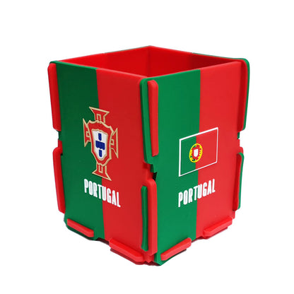 Soccer Fan Pen Holder Desk Organizer - Sports Memorabilia