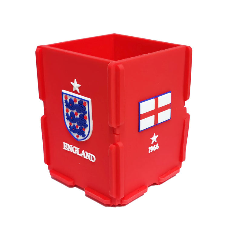 Soccer Fan Pen Holder Desk Organizer - Sports Memorabilia