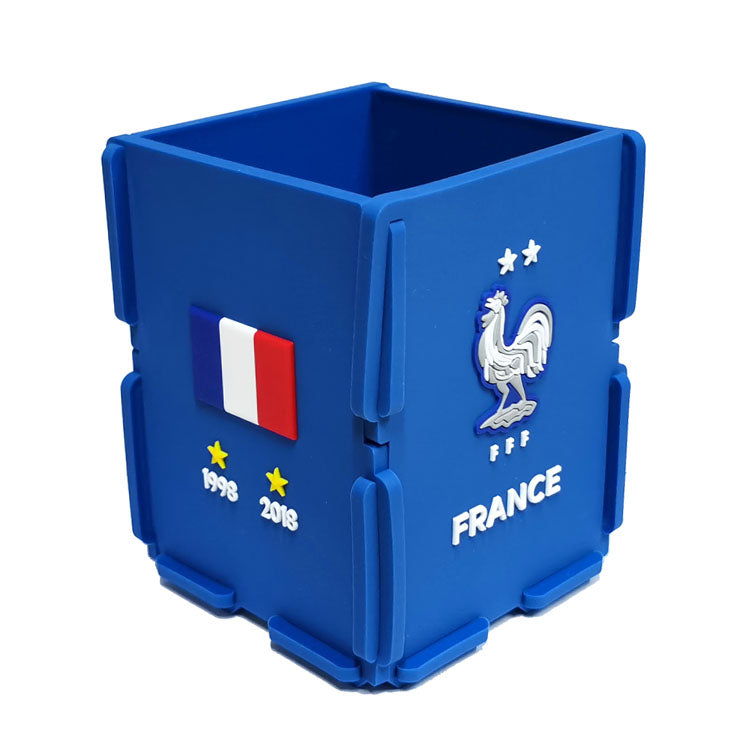 Soccer Fan Pen Holder Desk Organizer - Sports Memorabilia