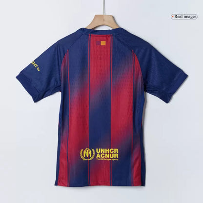 Versione Giocatore LAMINE YAMAL #10 Maglia da Calcio Barcellona Home 2025/26 - Edizione Trofeo Kopa - Vestibilità Slim