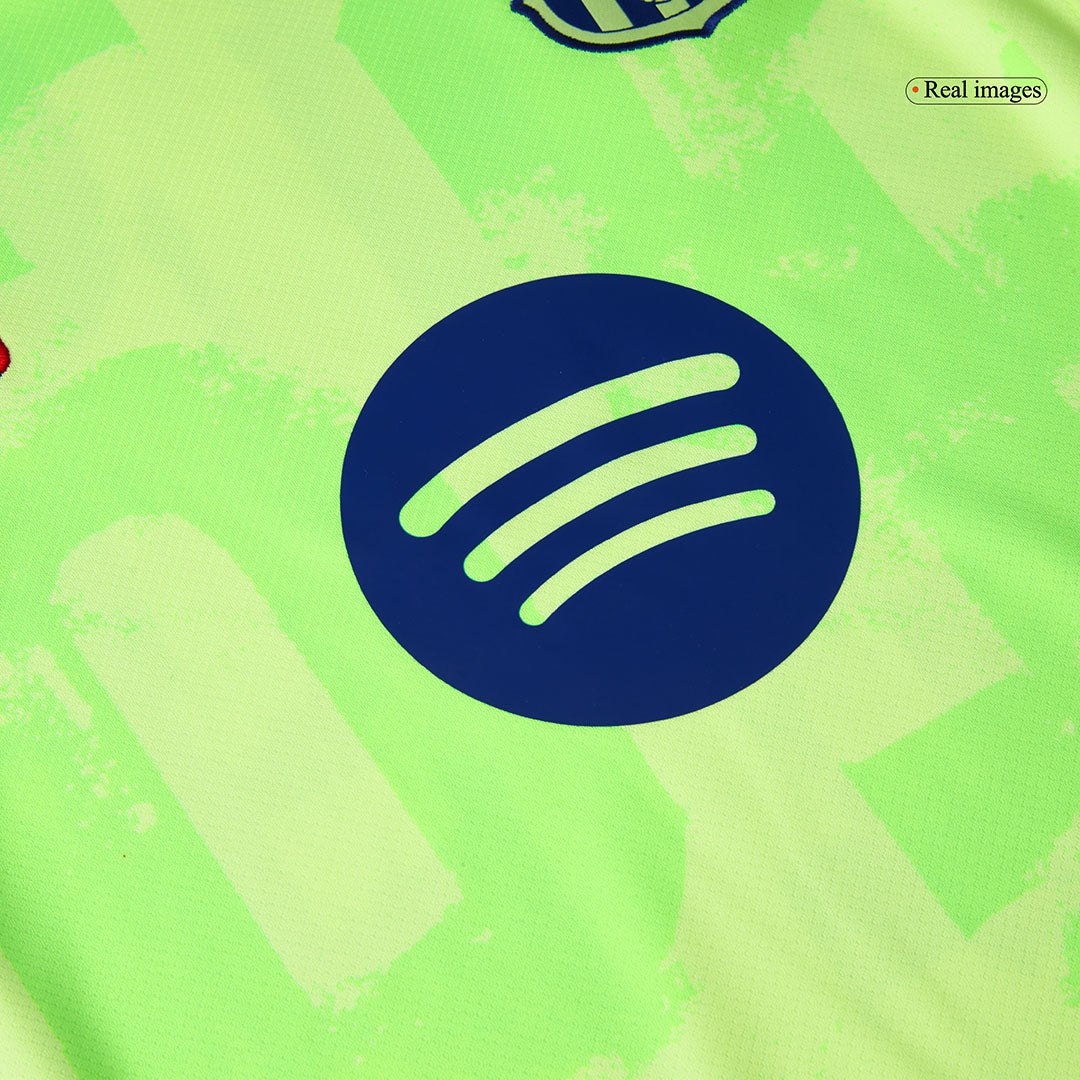 Barcelona Third Away  Soccer Jersey Kit(Jersey+Shorts) 2024/25 - (Spotify Logo Without Text) Top Soccer Jerseys Store