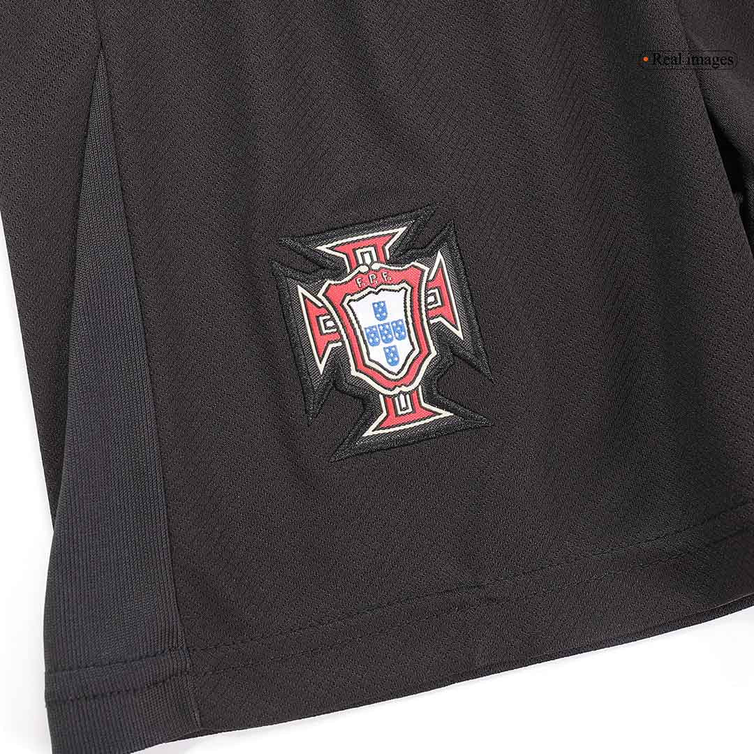 Kid's Portugal Away Jerseys Full Kit Euro 2024(Short+ Shorts+sock)