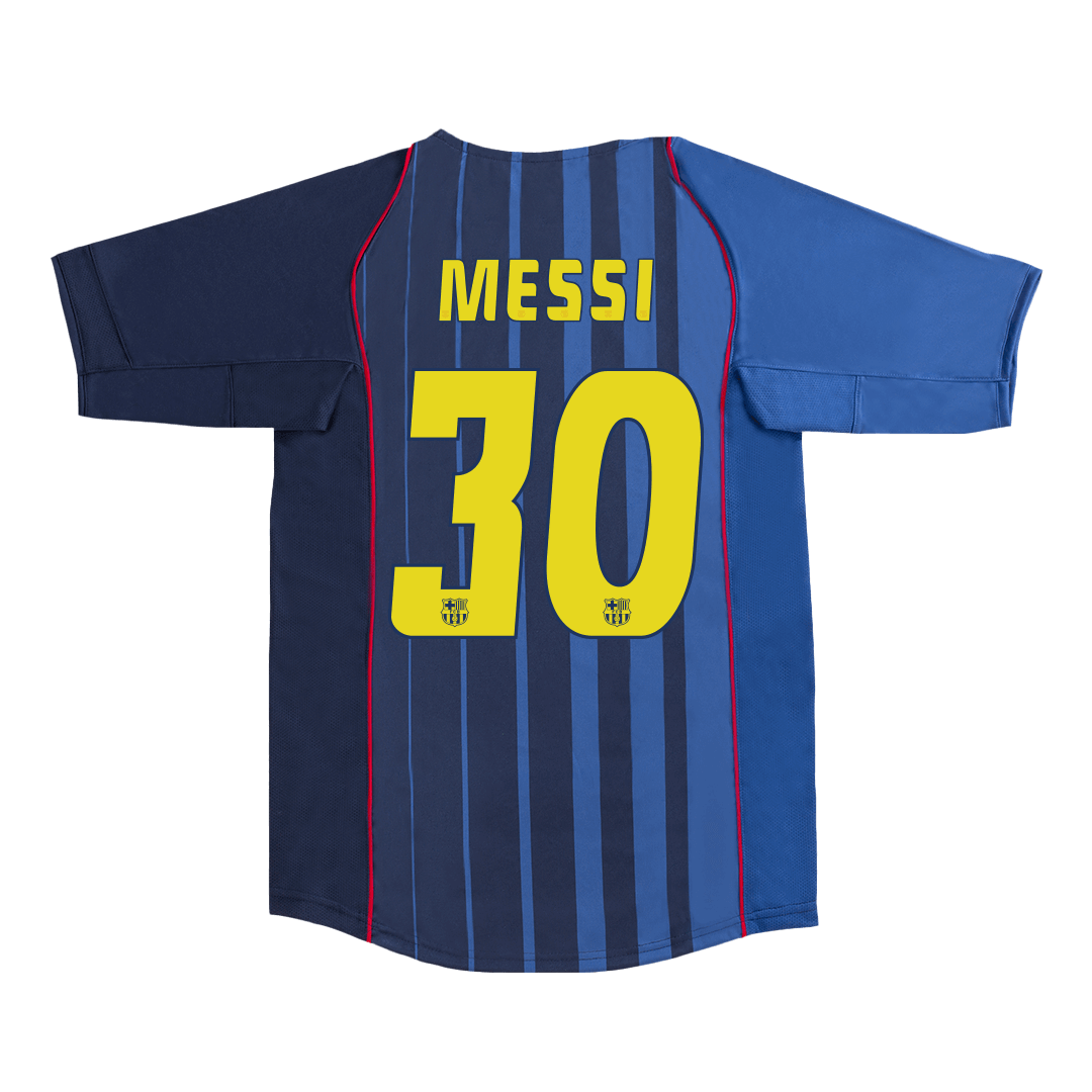 Retro MESSI #30 2004/05 Barcelona Away  Soccer Jersey Top Soccer Jerseys Store