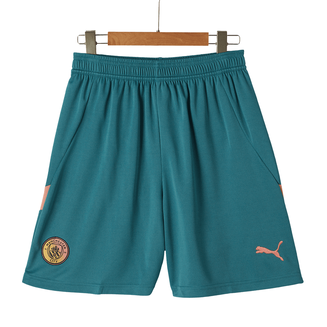 Manchester City Fourth Away Soccer Shorts 2024/25 - UCL Top Soccer Jerseys Store