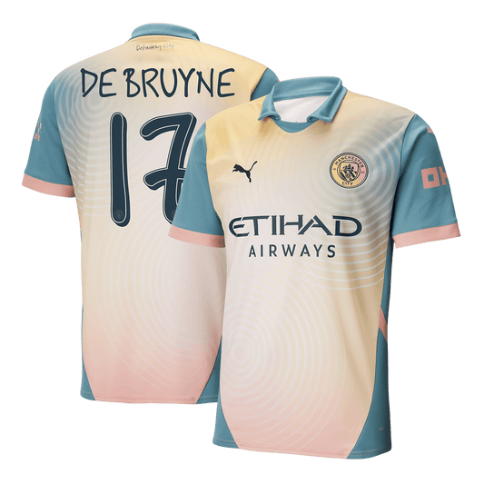 DE BRUYNE #17 Manchester City Fourth Away  Soccer Jersey 2024/25 - Definitely City Top Soccer Jerseys Store