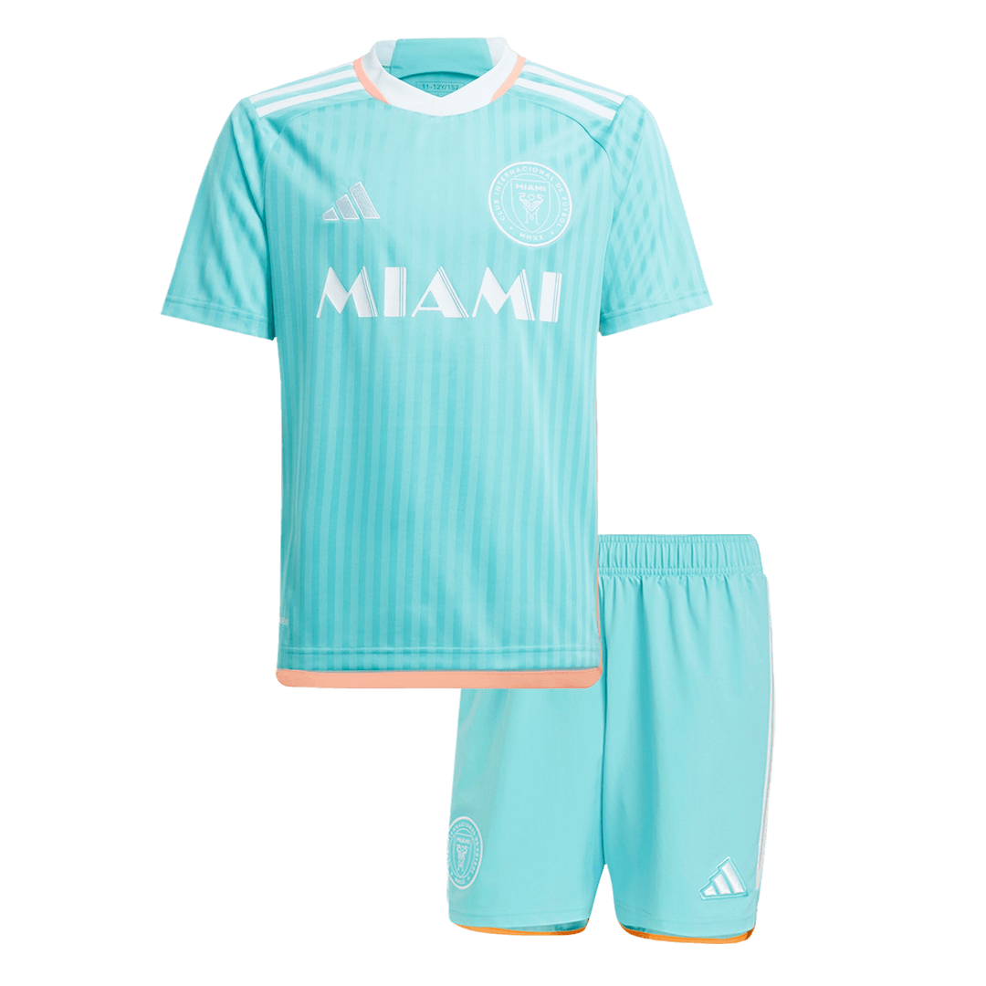 Kid's Inter Miami CF Third Away  Soccer Jersey Kit(Jersey+Shorts) 2024 Top Soccer Jerseys Store