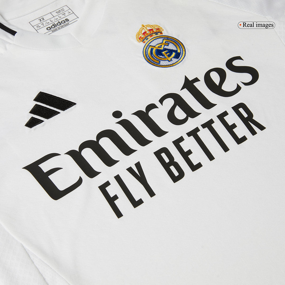 Kid's Real Madrid Home Soccer Jersey Kit(Jersey+Shorts) 2024/25 Top Soccer Jerseys Store