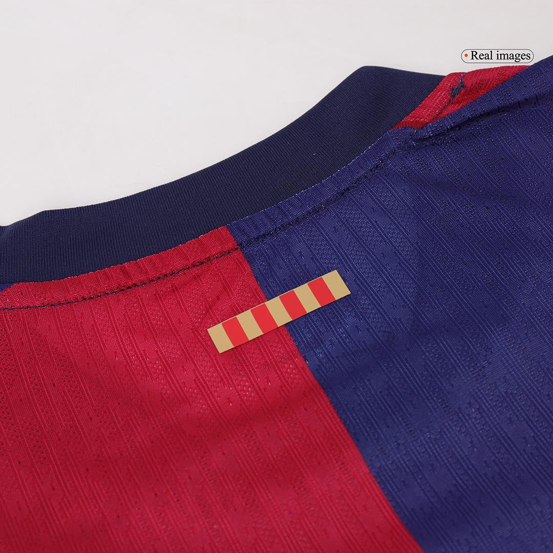 Player Version Barcelona Home  Soccer Jersey 2024/25 - 125th Anniversary Top Soccer Jerseys Store
