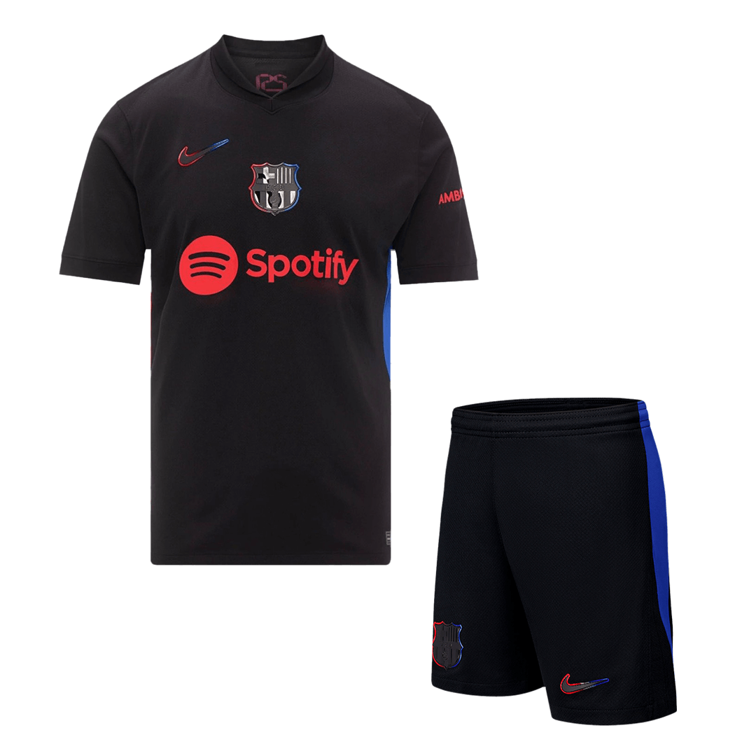 Barcelona Away  Soccer Jersey Kit(Jersey+Shorts) 2024/25 Top Soccer Jerseys Store