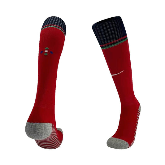 Portugal Home Soccer Socks Euro 2024 For Adults