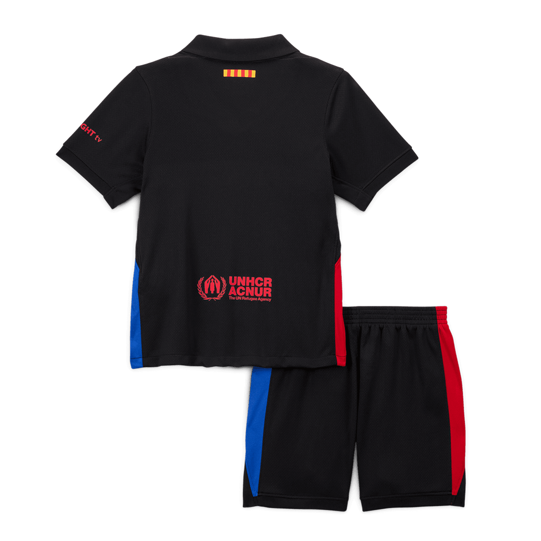 Kid's Barcelona Away  Soccer Jersey Kit(Jersey+Shorts) 2024/25 Top Soccer Jerseys Store