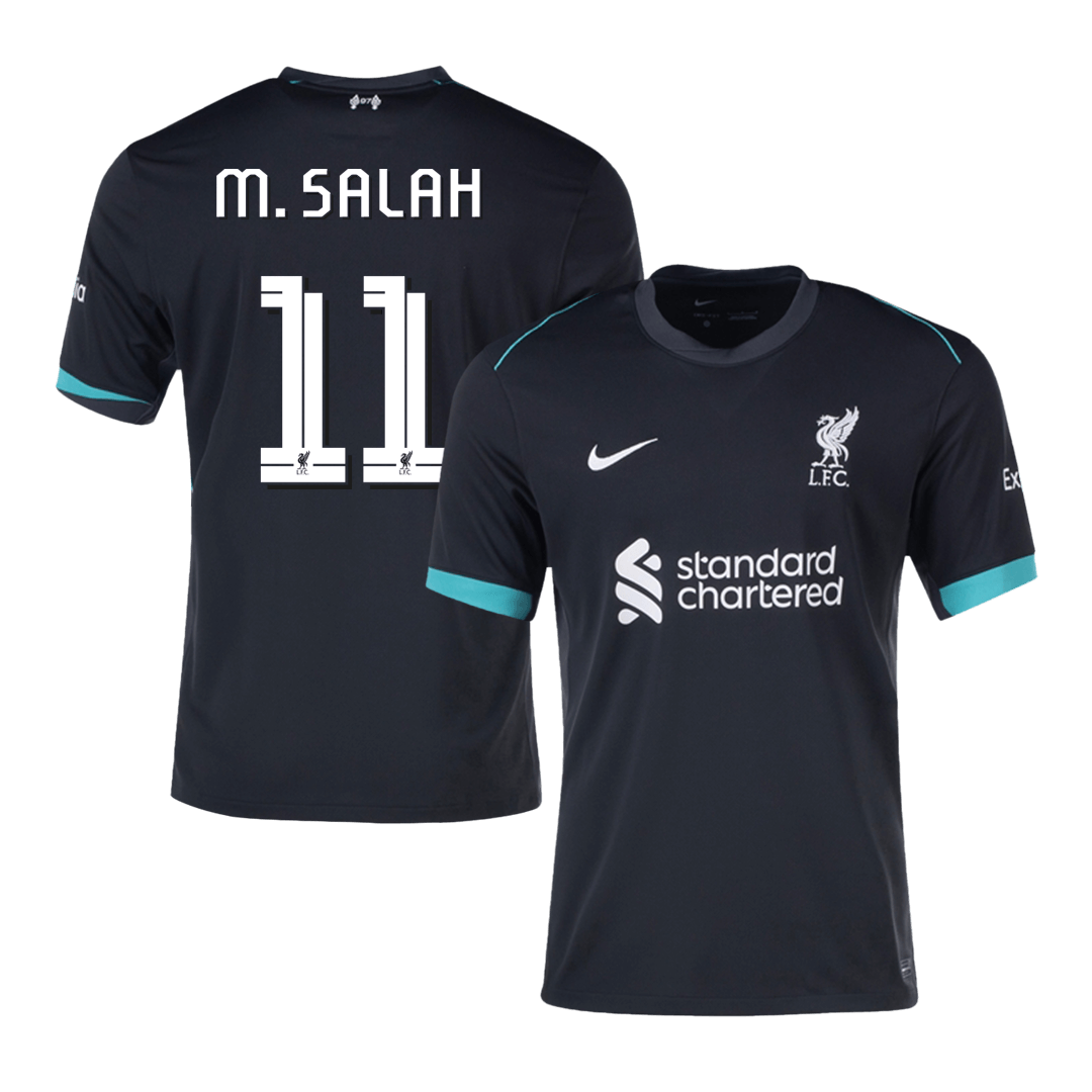 M.SALAH #11 Liverpool Away  Soccer Jersey 2024/25 - UCL Top Soccer Jerseys Store