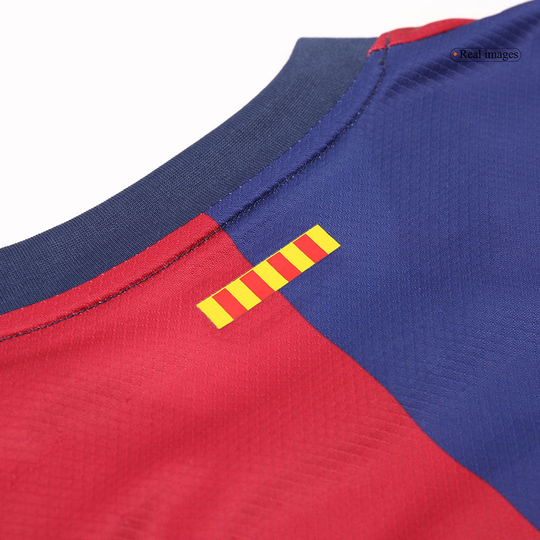 Kid's Barcelona Home  Soccer Jersey Kit(Jersey+Shorts+Socks) 2024/25 Top Soccer Jerseys Store