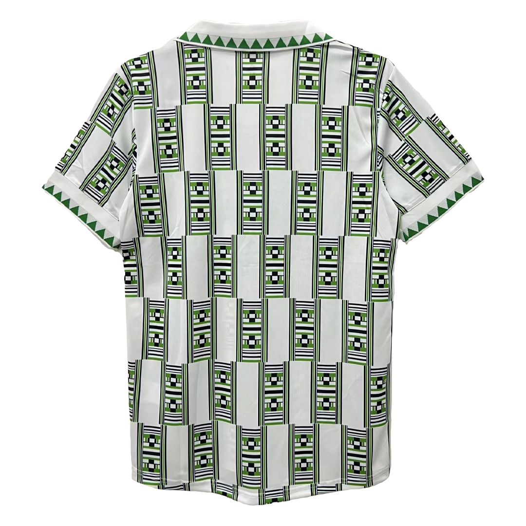 Retro 1994 Nigeria Away Soccer Jersey topsoccerjerseys.com